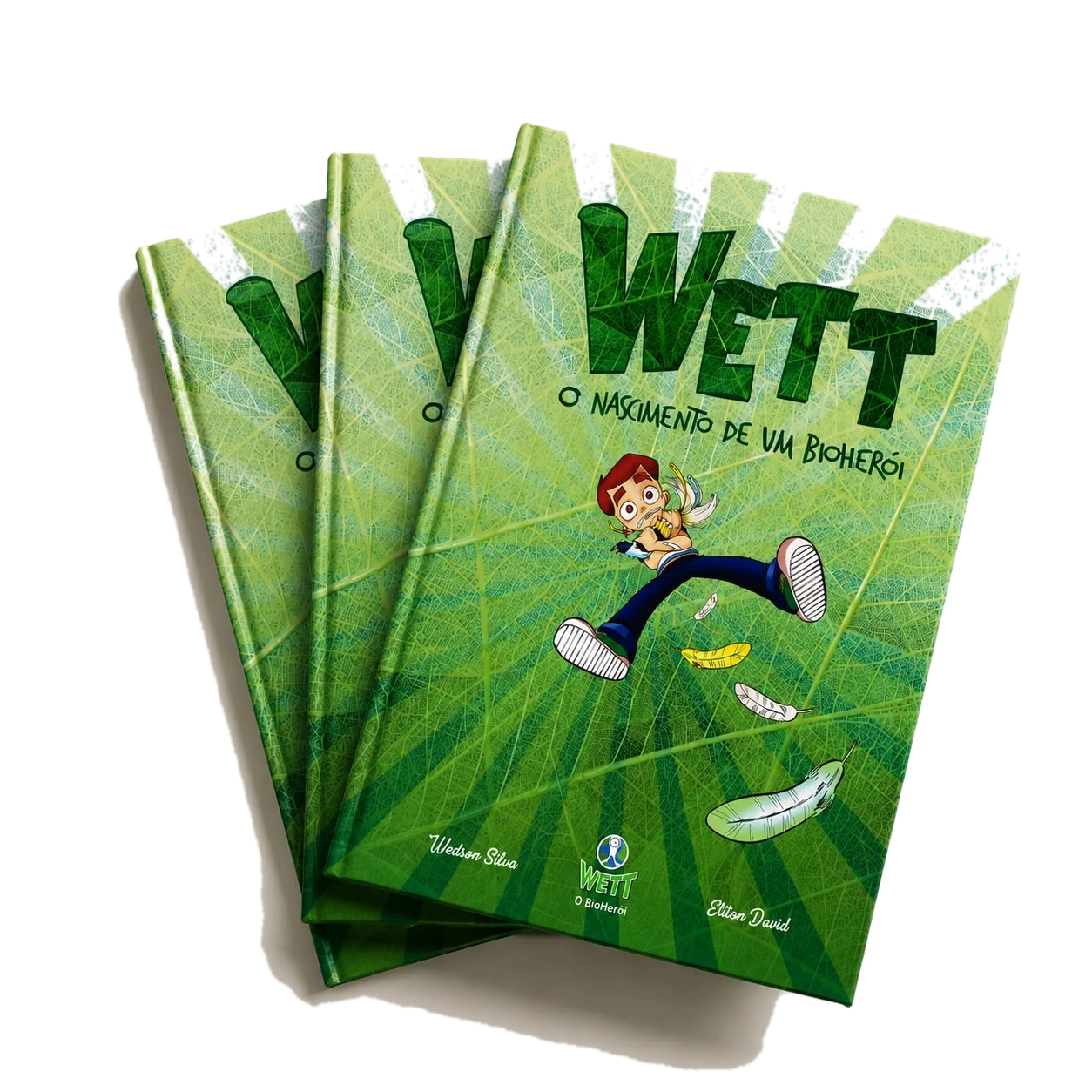 Livros físicos Wett, o BioHerói